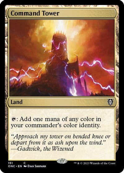 Command Tower Commander: Phyrexia: All Will Be One Magic card