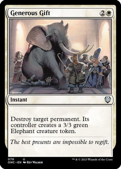 Generous Gift Commander: Phyrexia: All Will Be One Magic card