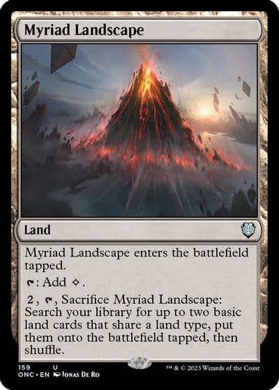 Myriad Landscape Commander: Phyrexia: All Will Be One Magic card