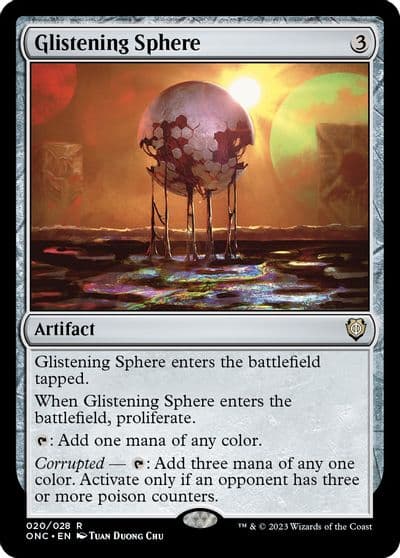 Glistening Sphere Commander: Phyrexia: All Will Be One Magic card