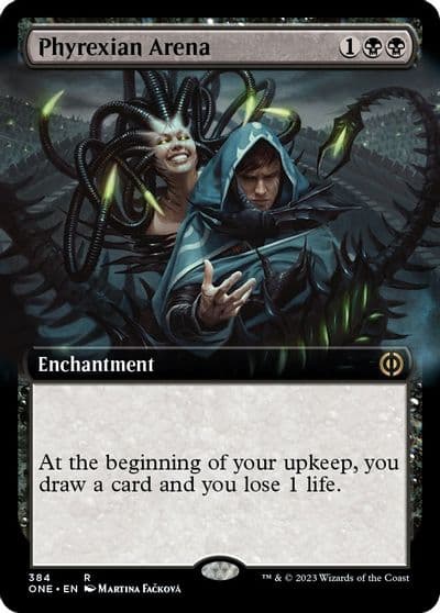Phyrexian Arena Extended Art Phyrexia: All Will Be One Magic card