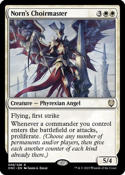 Norns Choirmaster Commander: Phyrexia: All Will Be One Magic card