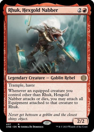Rhuk Hexgold Nabber Phyrexia: All Will Be One Magic card