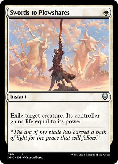 Swords to Plowshares Commander: Phyrexia: All Will Be One Magic card