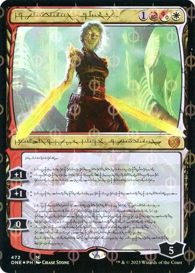 Nahiri the Unforgiving Phyrexian Step and Compleat Foil Phyrexia: All Will Be One Magic card