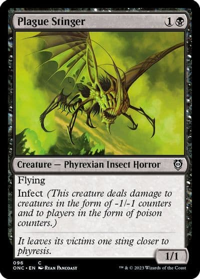 Plague Stinger Commander: Phyrexia: All Will Be One Magic card