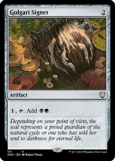 Golgari Signet Commander: Phyrexia: All Will Be One Magic card