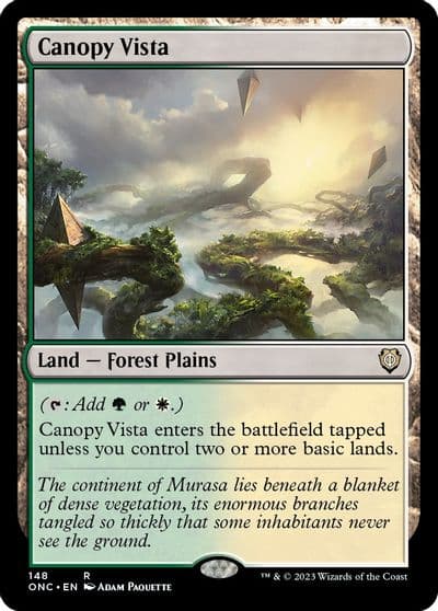Canopy Vista Commander: Phyrexia: All Will Be One Magic card