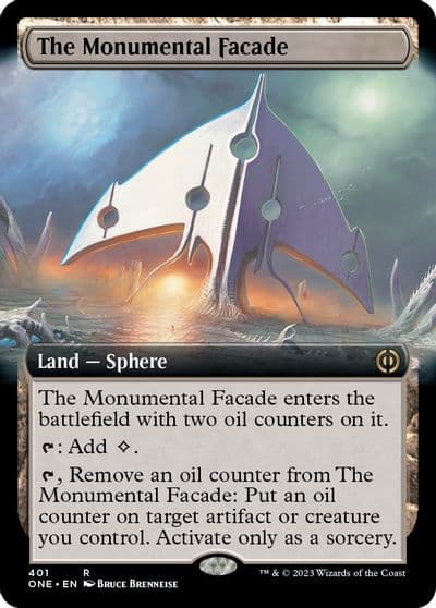 The Monumental Facade Extended Art Phyrexia: All Will Be One Magic card