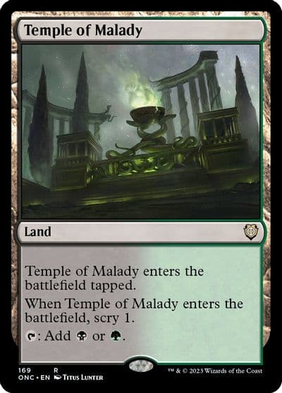 Temple of Malady Commander: Phyrexia: All Will Be One Magic card