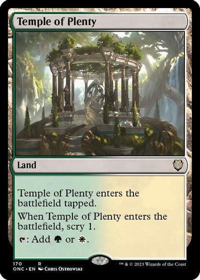 Temple of Plenty Commander: Phyrexia: All Will Be One Magic card