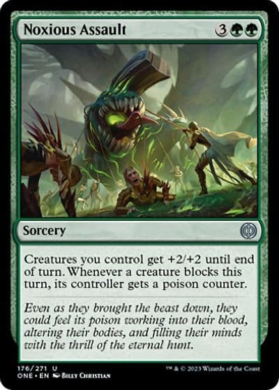 Noxious Assault Phyrexia: All Will Be One Magic card