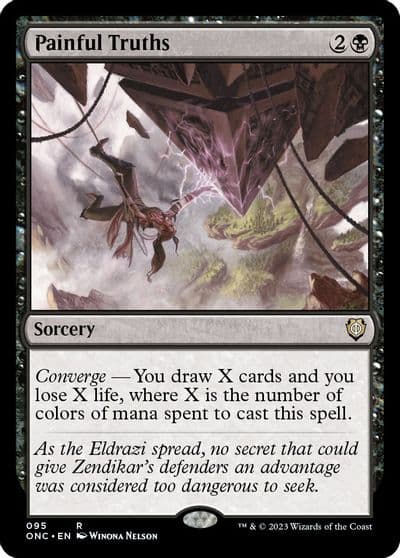 Painful Truths Commander: Phyrexia: All Will Be One Magic card