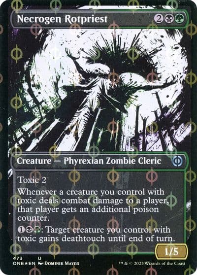 Necrogen Rotpriest Showcase Step and Compleat Foil Phyrexia: All Will Be One Magic card