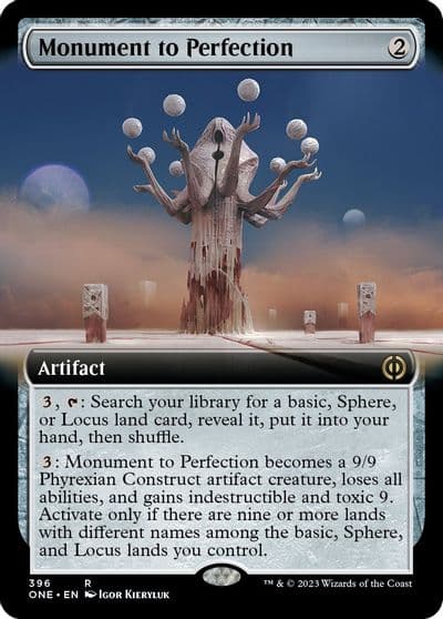 Monument to Perfection Extended Art Phyrexia: All Will Be One Magic card
