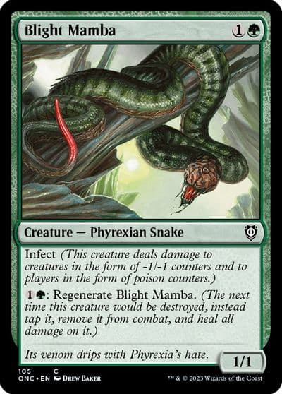 Blight Mamba Commander: Phyrexia: All Will Be One Magic card
