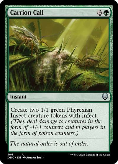 Carrion Call Commander: Phyrexia: All Will Be One Magic card