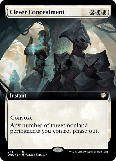 Clever Concealment Extended Art Commander: Phyrexia: All Will Be One Magic card