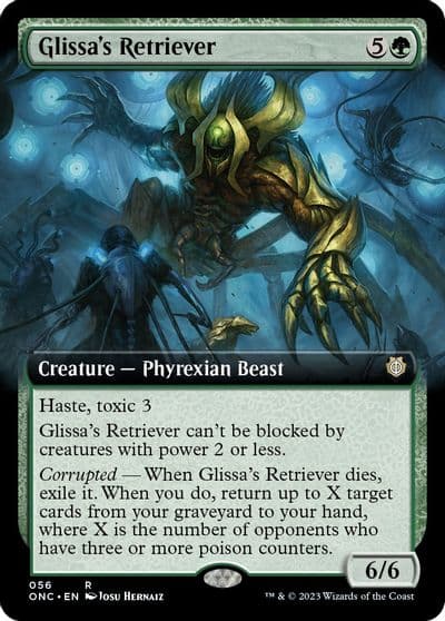 Glissas Retriever Extended Art Commander: Phyrexia: All Will Be One Magic card