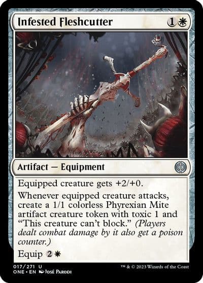 Infested Fleshcutter Phyrexia: All Will Be One Magic card