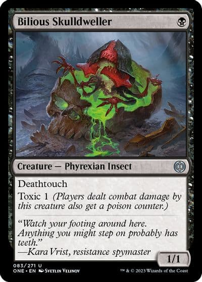 Bilious Skulldweller Phyrexia: All Will Be One Magic card