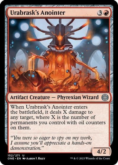 Urabrasks Anointer Phyrexia: All Will Be One Magic card