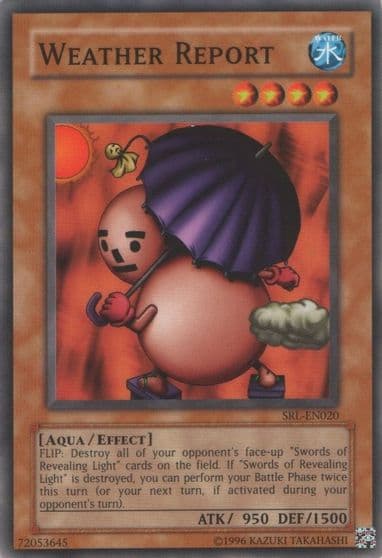 Weather Report Spell Ruler (Worldwide English) Yu-Gi-Oh! card