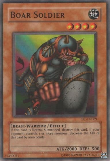 Boar Soldier Spell Ruler (Worldwide English) Yu-Gi-Oh! card