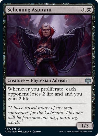 Scheming Aspirant Phyrexia: All Will Be One Magic card
