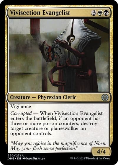 Vivisection Evangelist Phyrexia: All Will Be One Magic card