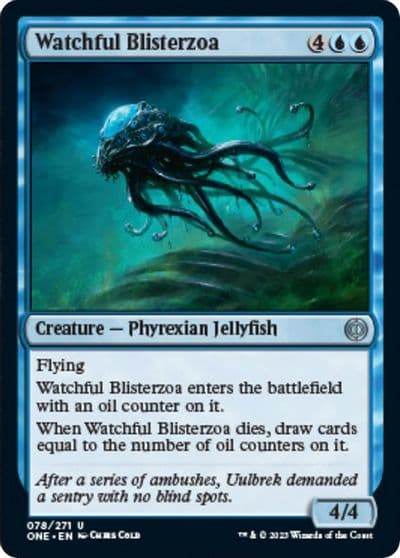 Watchful Blisterzoa Phyrexia: All Will Be One Magic card