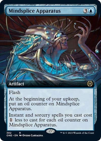 Mindsplice Apparatus Extended Art Phyrexia: All Will Be One Magic card
