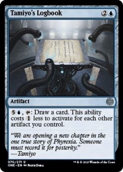 Tamiyos Logbook Phyrexia: All Will Be One Magic card