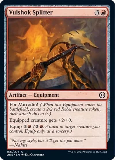 Vulshok Splitter Phyrexia: All Will Be One Magic card