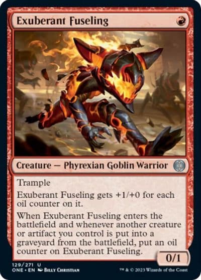 Exuberant Fuseling Phyrexia: All Will Be One Magic card