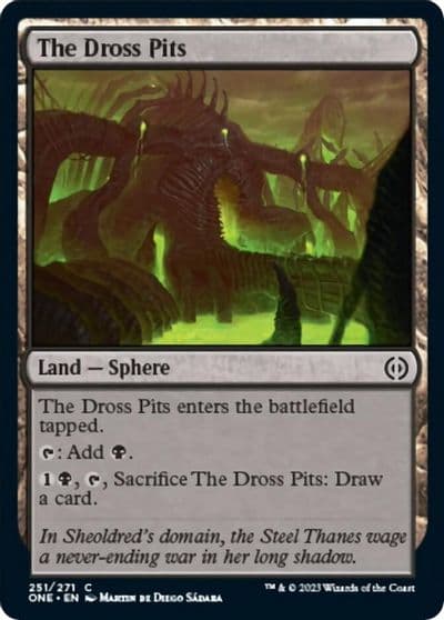 The Dross Pits Phyrexia: All Will Be One Magic card