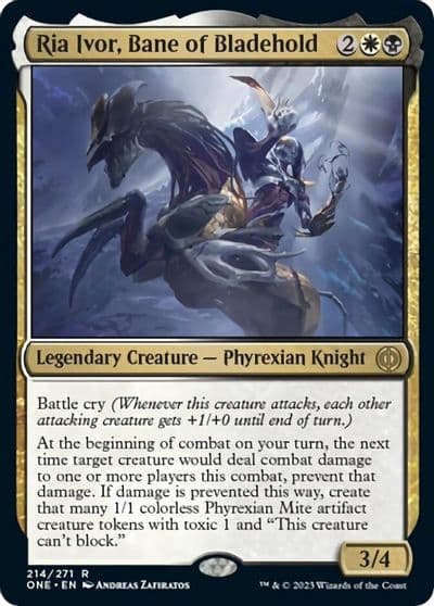 Ria Ivor Bane of Bladehold Phyrexia: All Will Be One Magic card