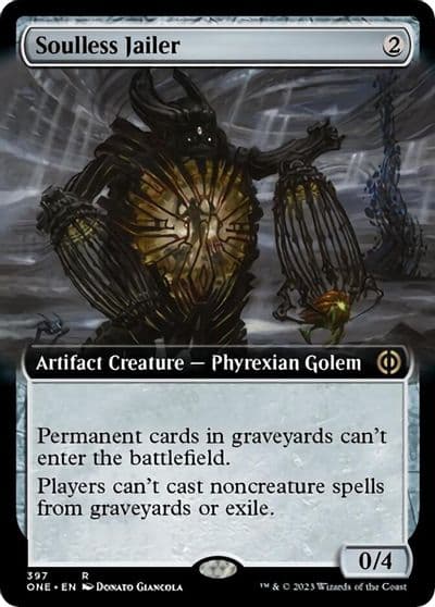 Soulless Jailer Extended Art Phyrexia: All Will Be One Magic card