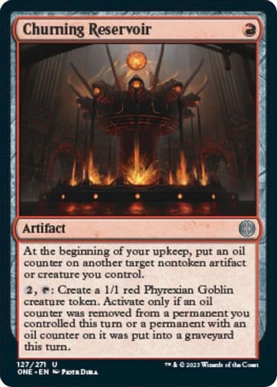Churning Reservoir Phyrexia: All Will Be One Magic card