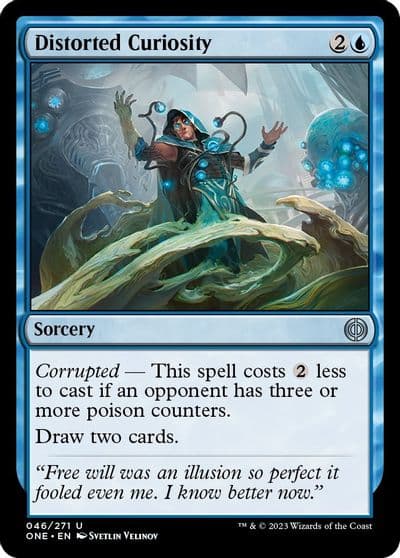 Distorted Curiosity Phyrexia: All Will Be One Magic card