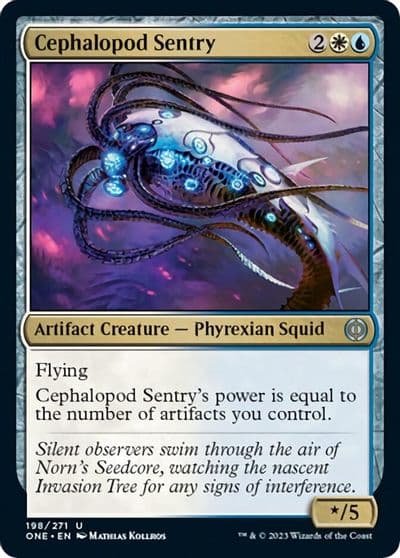 Cephalopod Sentry Phyrexia: All Will Be One Magic card