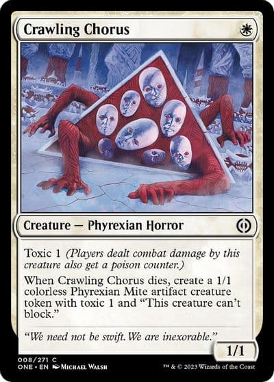 Crawling Chorus Phyrexia: All Will Be One Magic card