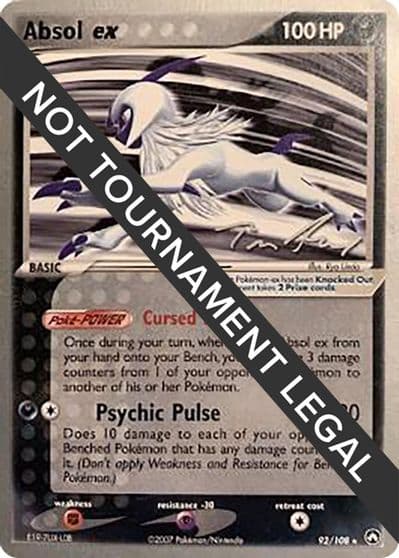 Absol ex - 2007 (Tom Roos) World Championship Decks Pokemon card