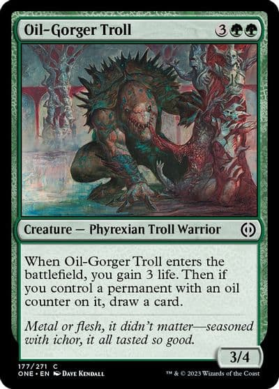 Oil Gorger Troll Phyrexia: All Will Be One Magic card