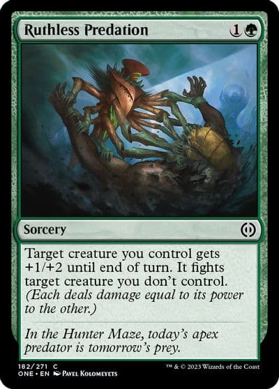 Ruthless Predation Phyrexia: All Will Be One Magic card