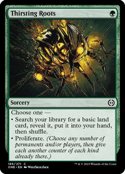 Thirsting Roots Phyrexia: All Will Be One Magic card