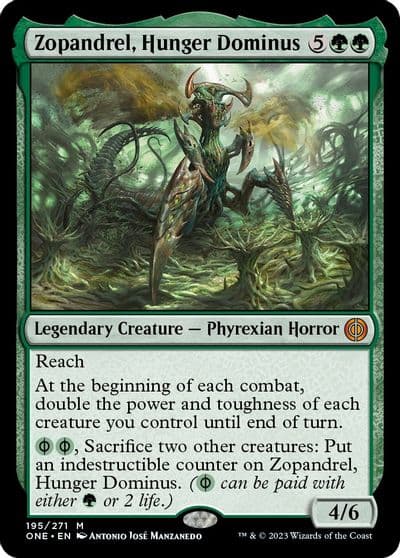 Zopandrel Hunger Dominus Phyrexia: All Will Be One Magic card