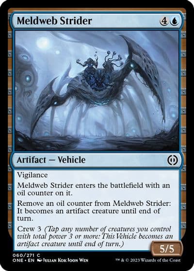 Meldweb Strider Phyrexia: All Will Be One Magic card