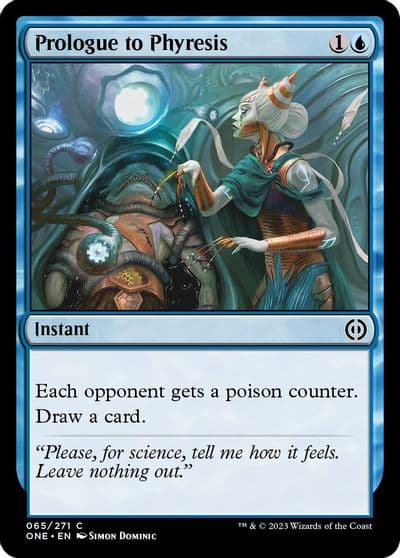 Prologue to Phyresis Phyrexia: All Will Be One Magic card
