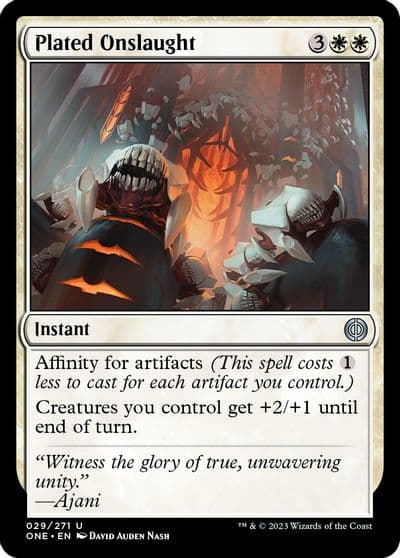 Plated Onslaught Phyrexia: All Will Be One Magic card